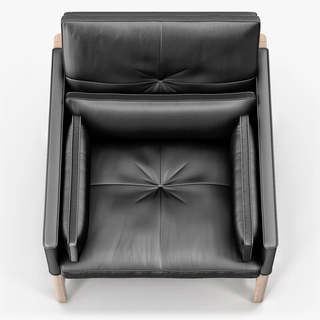 BassamFellows Low Back Lounge Chair — Descargar