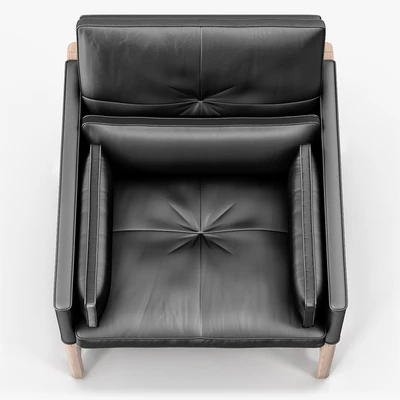BassamFellows Low Back Lounge Chair — Ver 3
