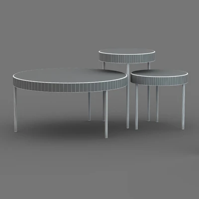 Dome Deco set of coffee tables — Ver 2