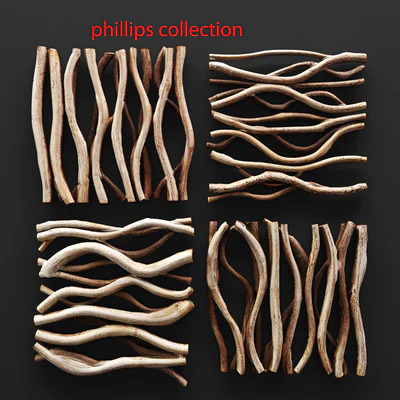 Vine Wall Tile, настенный декор, сухоцвет, ветки, панно, эко, эко дизайн — Вид 1