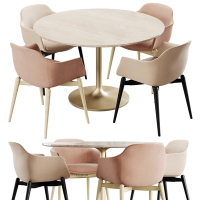 Marelli & Crate & Barrel Nero dining set — Ver 1