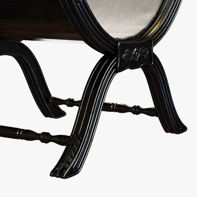 Restoration Hardware 18TH C. NEOCLASSICAL UPHOLSTERED STOOL — Вид 2