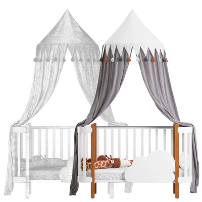 Transforming bed MOMMY LUX happy baby — Ver 5