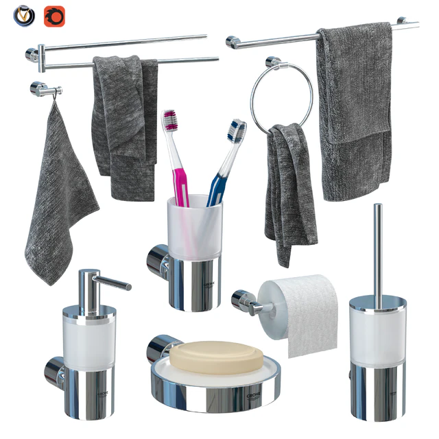 Набор аксессуаров GROHE Atrio New (9 шт.) — Скачать
