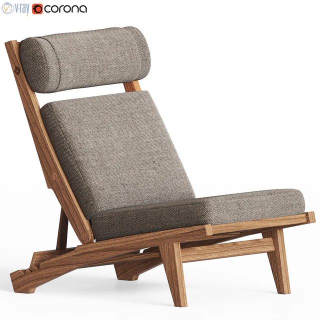 Low Lounge Chair by Hans J. Wegner — Descargar