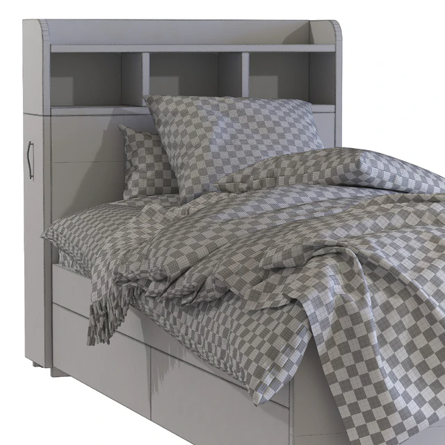 Bed Light Oak Galway Bed with Storage — Descargar