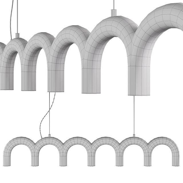 Oblure Arch LED pendant chandelier — Descargar