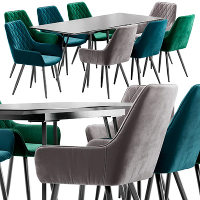 Pablo dining chair and Avanti table — Ver 4