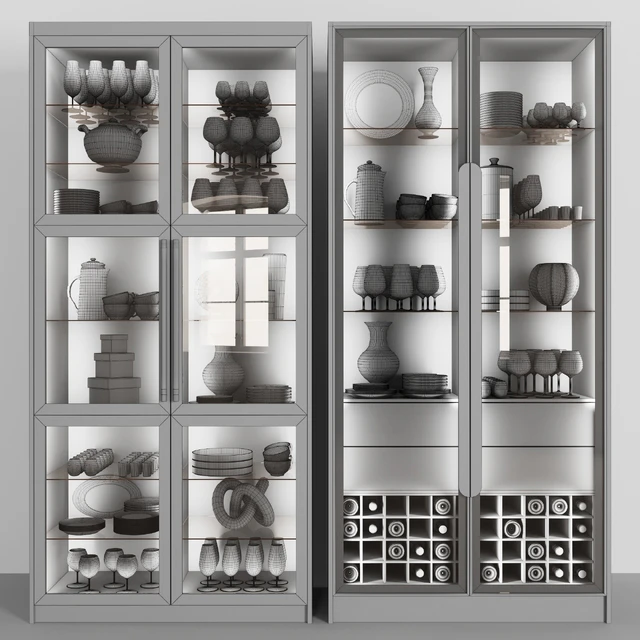 Сupboard with dishes My Design №4 — Descargar