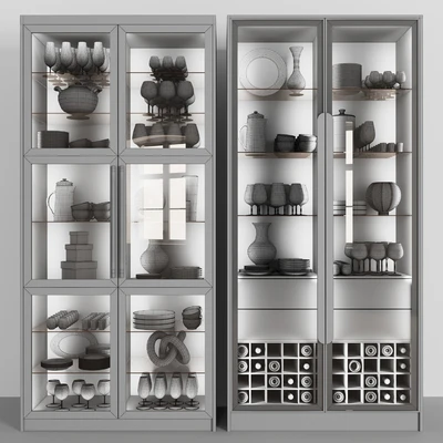 Сupboard with dishes My Design №4 — Ver 3