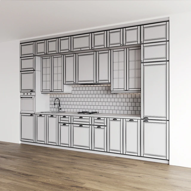 Modern kitchen IKEA BODBYN — Descargar