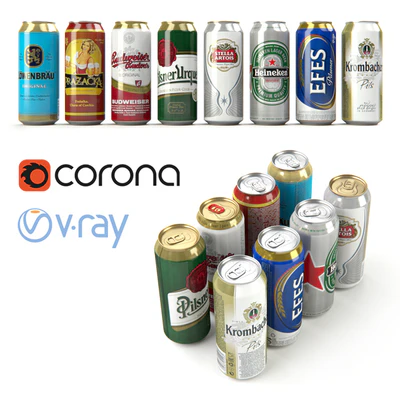 Beer in aluminum cans 2 — Ver 1