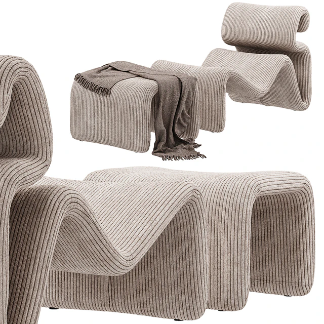 Artilleriet - Etcetera Lounge, Easy Chair and Footstool — Скачать