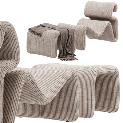 Artilleriet - Etcetera Lounge, Easy Chair and Footstool — Вид 6