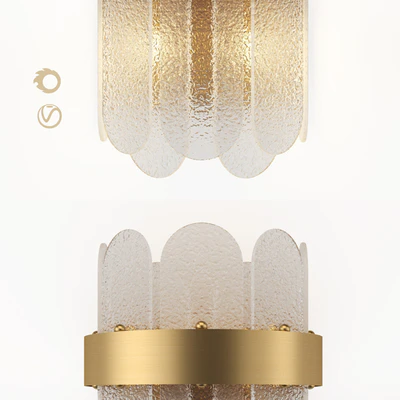 Sconce Blount Raised Wall Lamp, Blount Smokey Wall Lamp, Loft Concept — Ver 3