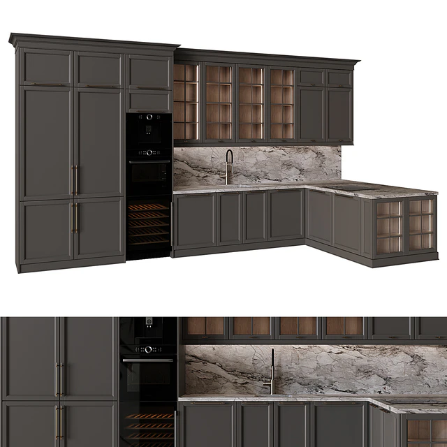 Kitchen in neoclassical style 53 — Descargar