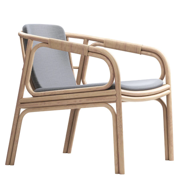Rattan Lounger Armchair — Скачать