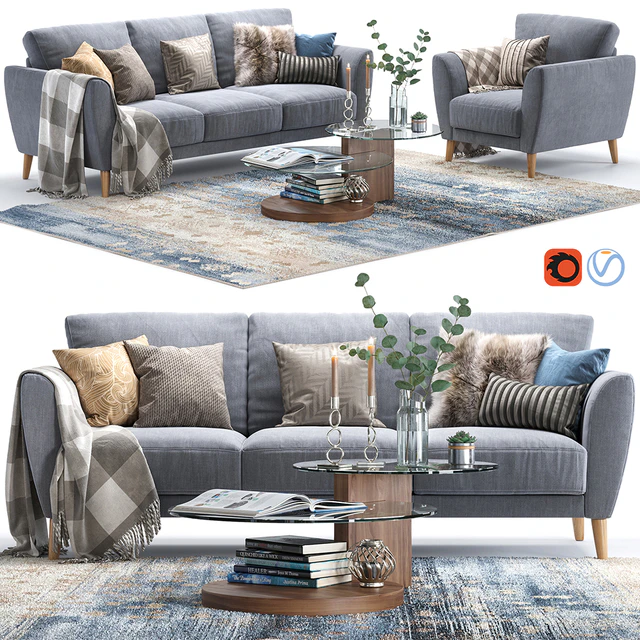 Aria sofa and armchair — Descargar