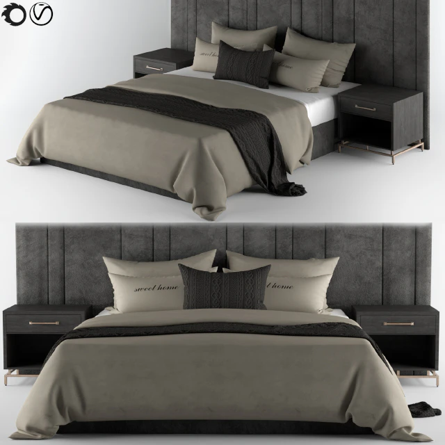 Bed-Set Cream & Black — Скачать