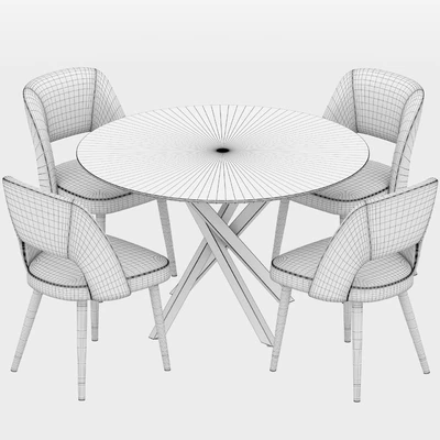 Ritz table Hudson stool Dining set — Вид 2