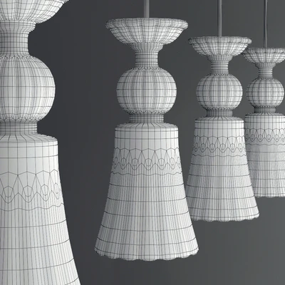 Hanging lamp Bover Twins 01 — Ver 2