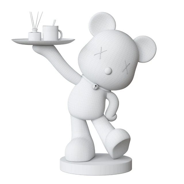 Bear sculpture tray — Descargar