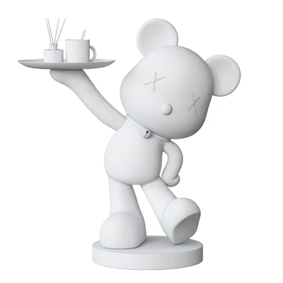 Bear sculpture tray — Ver 3