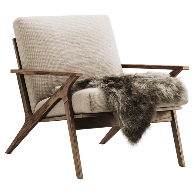 Cavett Wood Frame Chair — Download