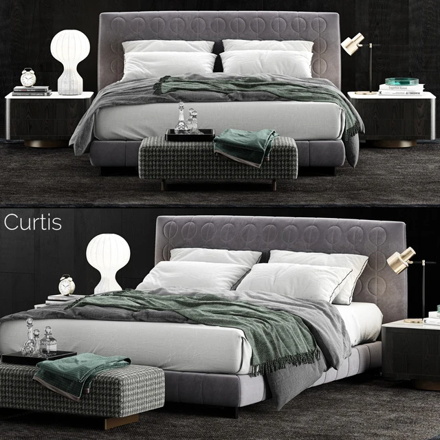 Minotti Curtis Bed 2 — Descargar