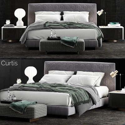 Minotti Curtis Bed 2 — Ver 1