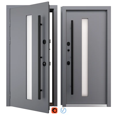Entrance metal door Nova 038 (WISNIOWSKI) — Ver 1