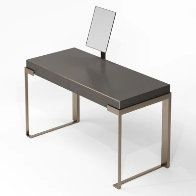 Fendi Aura Lady Desk with Mirror ( Charcoal Fiddleback Sycamore ) — Вид 2