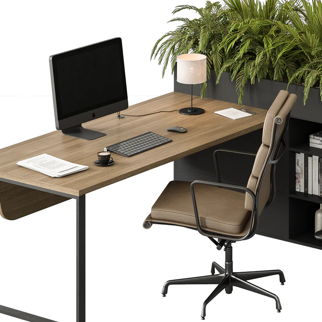 Employee Set - Office Furniture 396 — Descargar