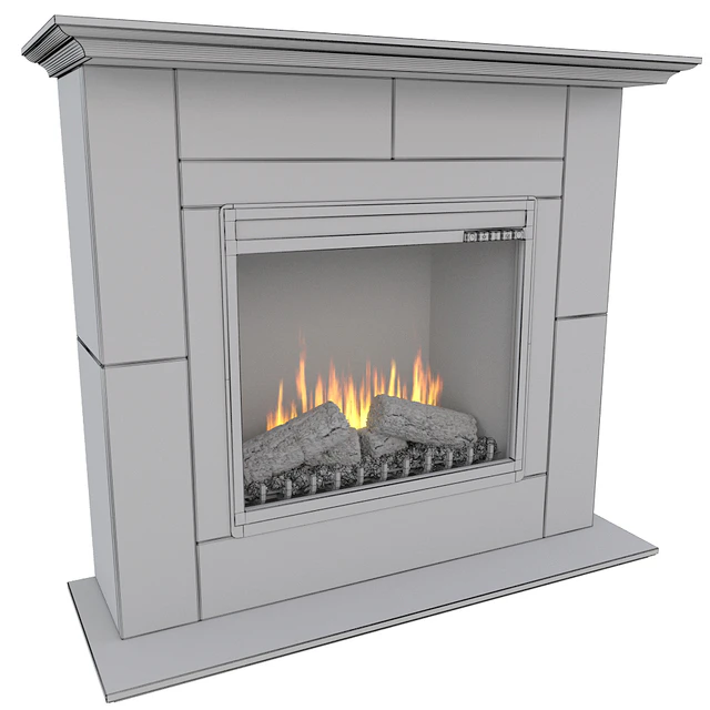Fireplace Royal Flame Suite Alabaster with Fireplace Vision 23 Led Fx — Download