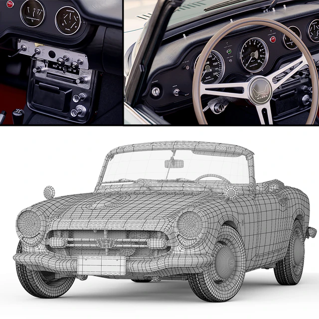 Honda S800 Cabriolet '66 — Скачать