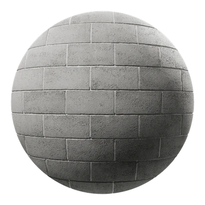 stacked running concrete block wall texture — download
