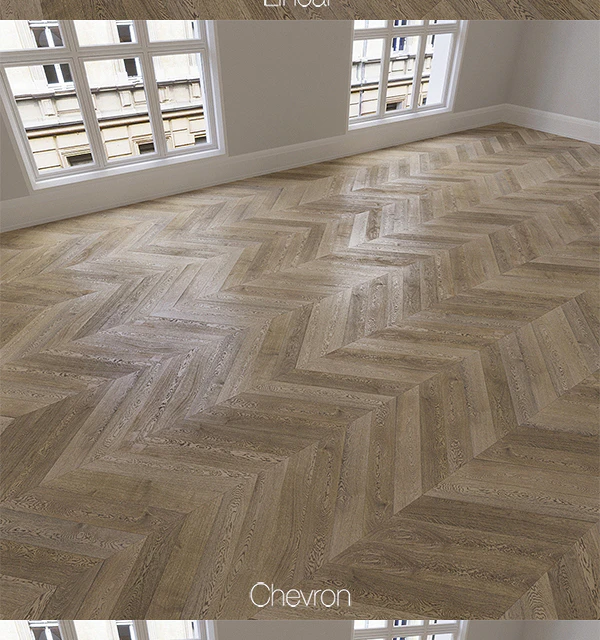 Parquet natural, oak Vintage, 3 types. Linear, chevron, herringbone. — Descargar