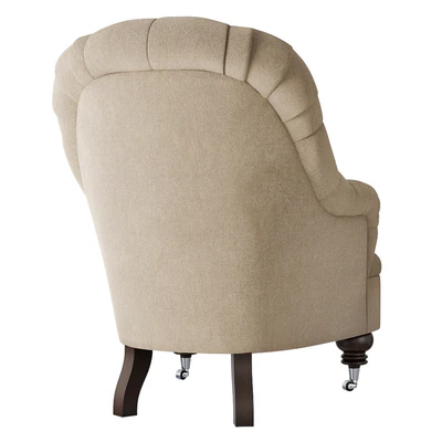 Classic Quilted Armchair on wheels — Вид 6