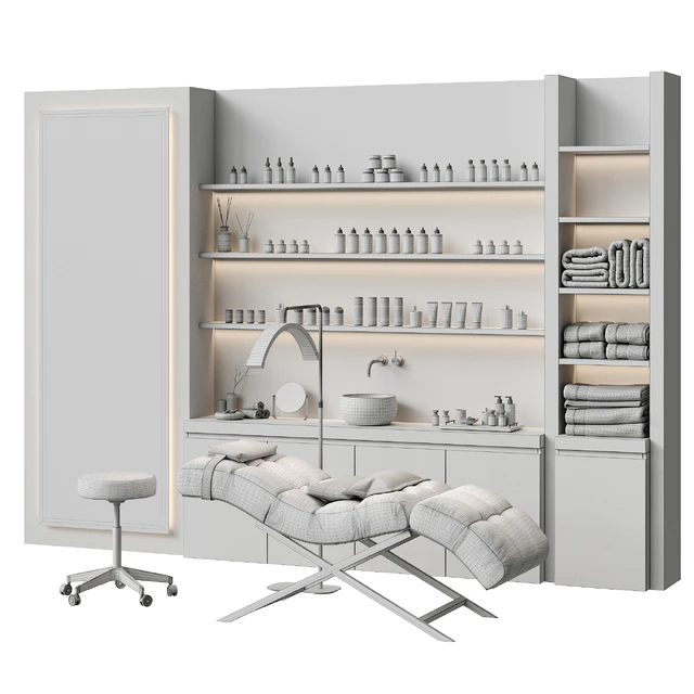 Beauty salon with couch and accessories \ Figuratti P03 — Скачать
