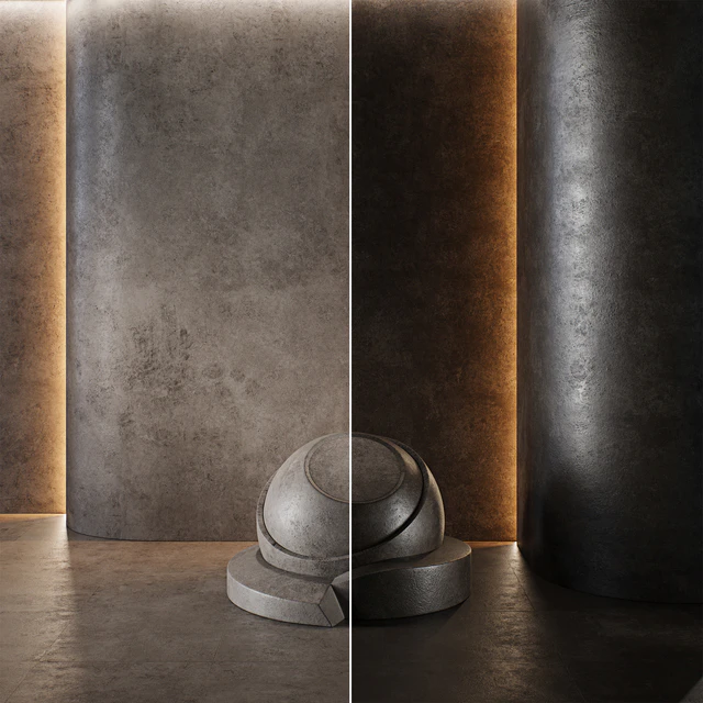 decorative plaster | Concrete set (seamless) | 35 — Descargar