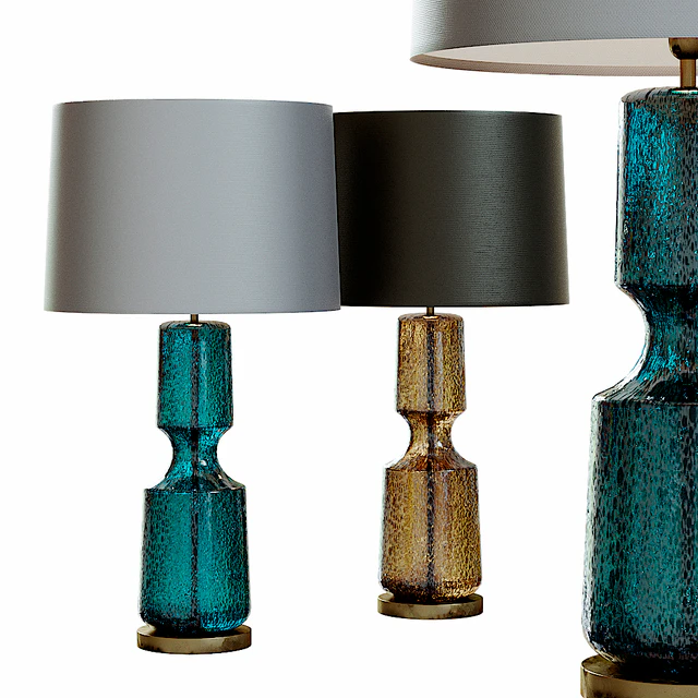 Mid Century Studio Art Glass Console Lamp.2 — Descargar