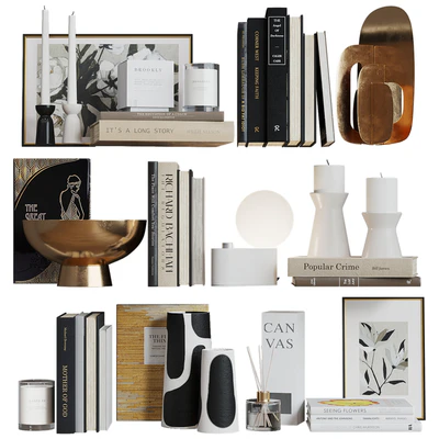 Decor shelf set 13 West Elm — Ver 1