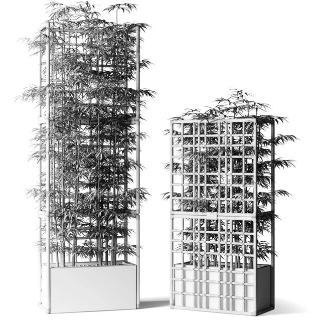 Mesh divider partition with bamboo — Download