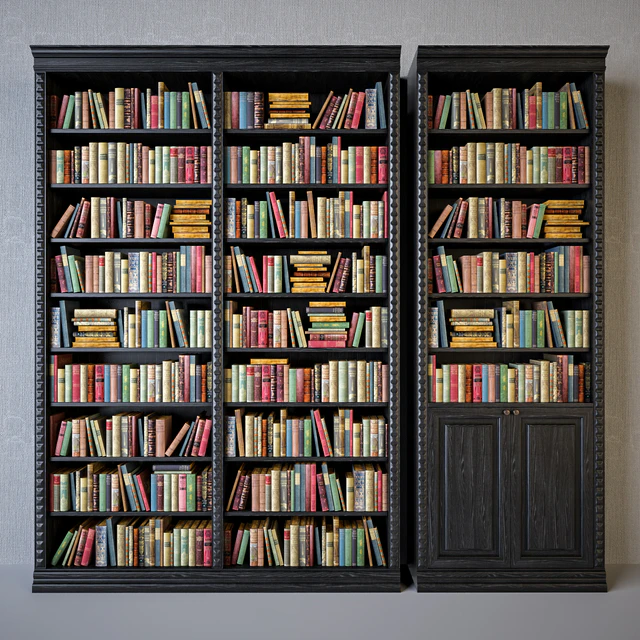 Шкафы с классическими книгами — Скачать