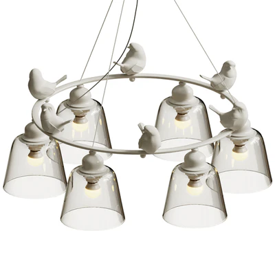 Подвесной светильник provence bird chandelier — Вид 6
