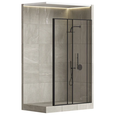 Shower cabin with partition 05 — Ver 1