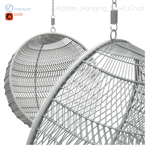 wicker chair BALL — Descargar