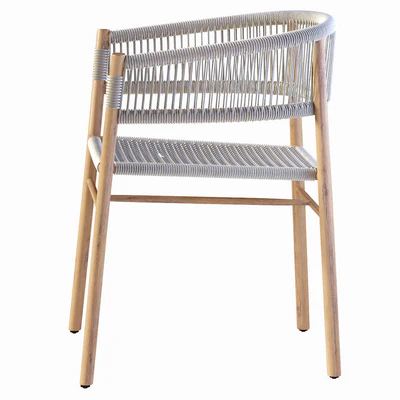 Ethimo Kilt Dining Armchair Teak and Rope — Вид 4