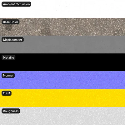 coarse aggregate concrete road texture — Ver 7