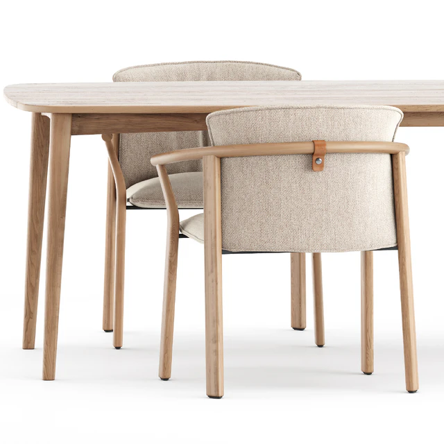 Lamorisse 3686 chair and 3687 chair by Pedrali and Grasshopper table by Karpenter — Скачать